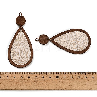 Wood & Leather Big Pendants WD-CBAE7F9-01B-1