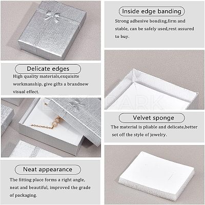 Rectangle Valentines Day Presents Packages Cardboard Jewelry Set Boxes CBOX-NB0001-01-1