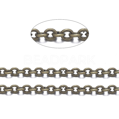 Brass Cable Chains X-CHC-034Y-AB-NF-1