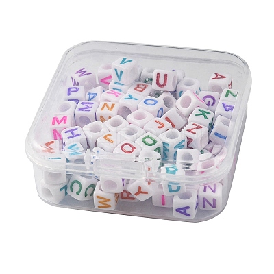 100Pcs Acrylic Beads MACR-YW0002-30-1