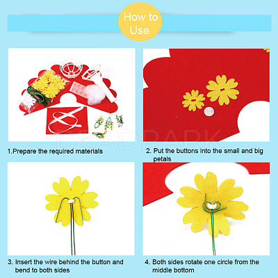 DIY Craft Bouquets Kit DIY-WH0157-01B-1