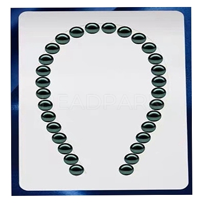 U Shaped Hole Acrylic Pearl Display Board Loose Beads Paste Board ODIS-M006-01H-1