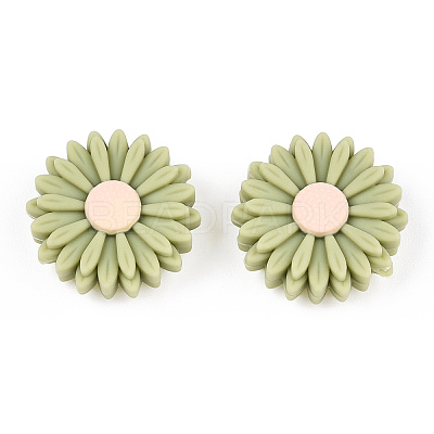 Food Grade Eco-Friendly Silicone Focal Beads SIL-F002-14F-1