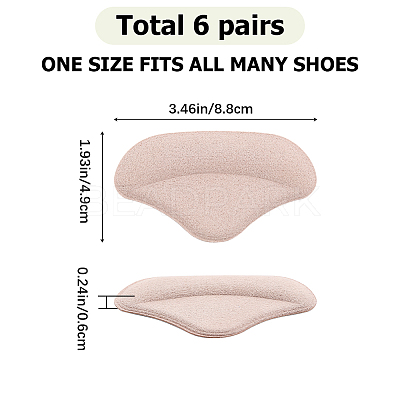 Cotton Anti-Wear Heel Grips FIND-WH0191-11A-1