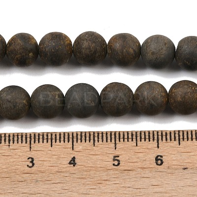 Natural Pyrite Bead Strands G-G670-09-8mm-1