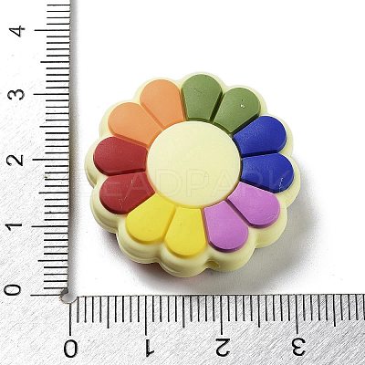 Flower Silicone Beads SIL-R014-01D-1