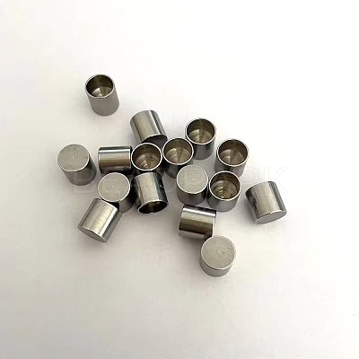 201 Stainless Steel Cord Ends STAS-WH0032-04C-P-1