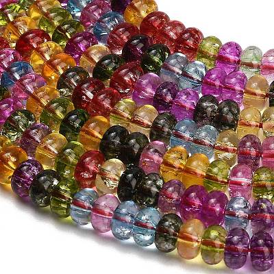 Dyed Imitation Gemstone Glass Beads Strands GL-Z001-03A-10-1