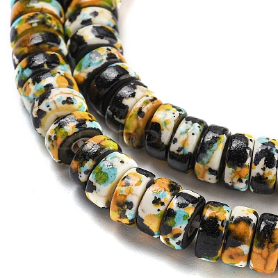 Baking Paint Synthetic Turquoise Beads Strands G-H060-02B-11-1