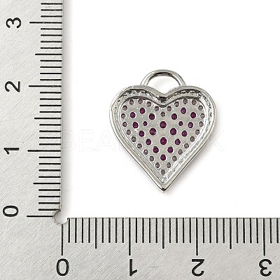 Brass Micro Pave Cubic Zirconia Pendants KK-I276-29P-04-1