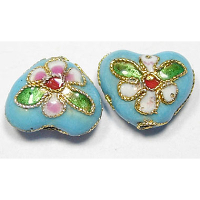 Handmade Cloisonne Beads X-CLB052Y-8-1