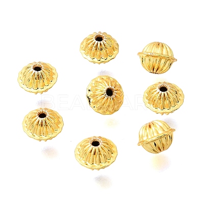 Brass Beads KK-C258-01G-1
