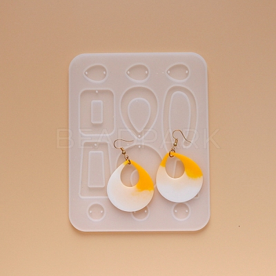 Earring Pendant Silicone Molds X-DIY-L023-31-1