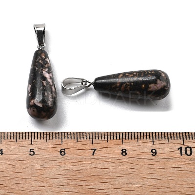 Natural Rhodonite Pendants G-T081-29-1