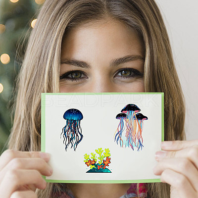 Plastic Stamps DIY-WH20018-0243-1