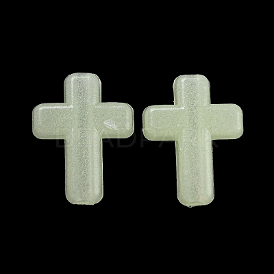 Luminous Transparent Acrylic Beads LACR-P001-02-1
