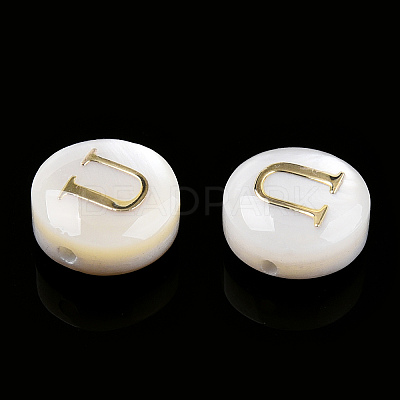 Natural Freshwater Shell Beads SHEL-N036-01U-1