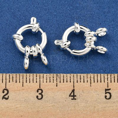 304 Stainless Steel Spring Ring Clasps STAS-G190-17S-C-1