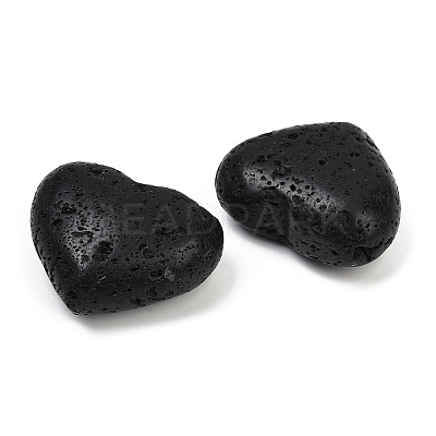 Heart Natural Lava Rock Palm Stones G-C186-02C-1