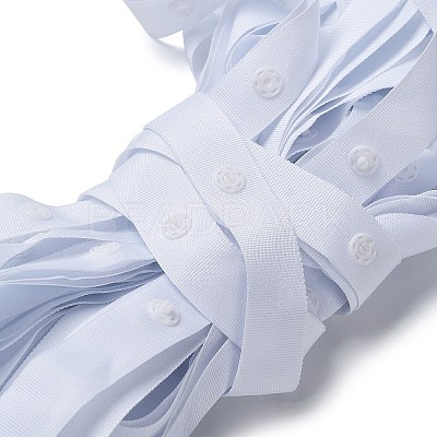 Polyester Sewing Snap Button Tape DIY-XCP0002-65-1