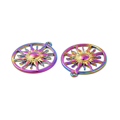 Ion Plating(IP) 304 Stainless Steel Pendants STAS-B032-29MC-1