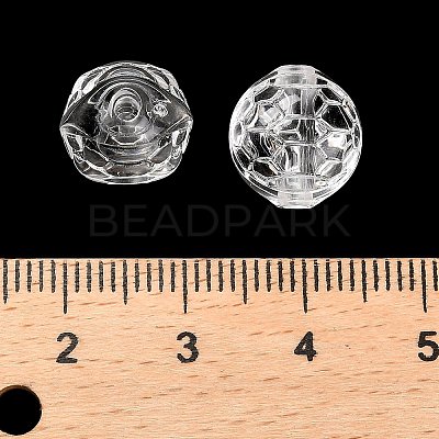 Transparent Acrylic Beads OACR-G037-01E-1