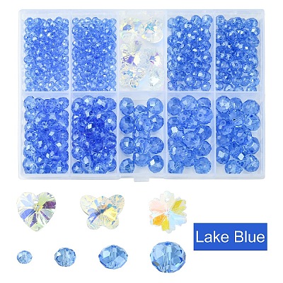 DIY Glass Beads & Charms Jewelry Making Finding Kit DIY-YW0009-03B-1