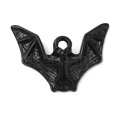 Halloween Spray Painted Alloy Pendants PALLOY-D019-05-1