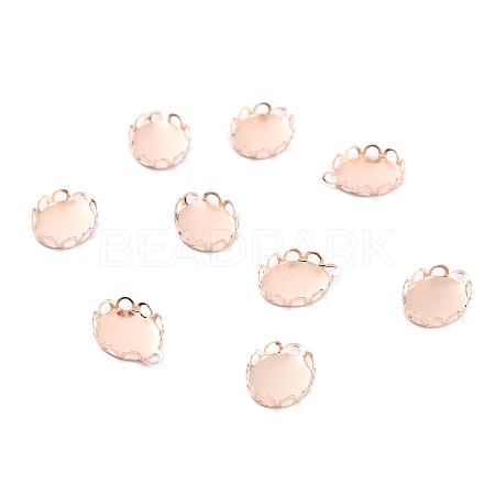 304 Stainless Steel Charms Cabochon Settings STAS-Y001-11EG-1