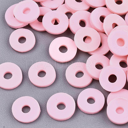 Handmade Polymer Clay Beads X-CLAY-Q251-8.0mm-92-1