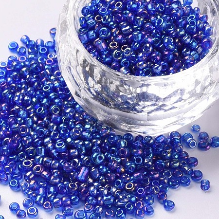 Round Glass Seed Beads SEED-A007-2mm-168-1