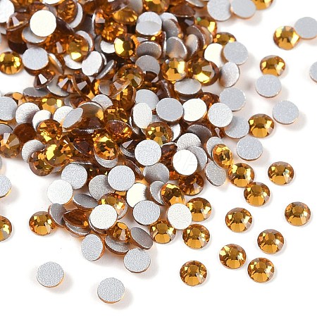 Glass Flat Back Rhinestone RGLA-C002-SS10-203-1
