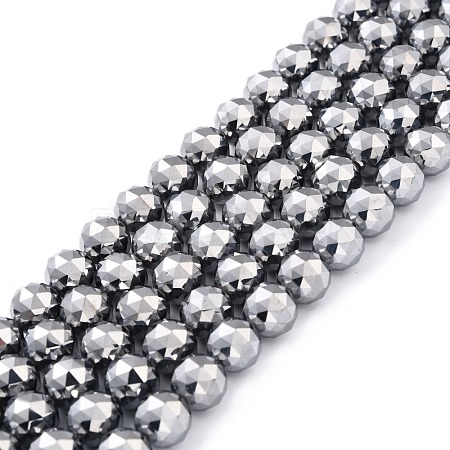 Terahertz Stone Beads Strands G-D461-13D-1