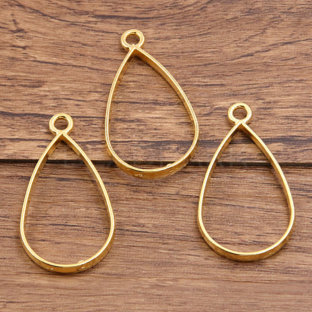 Alloy Open Back Bezel Pendants FIND-WH0191-47G-1