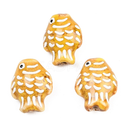 Handmade Porcelain Beads PORC-K010-08-07-1