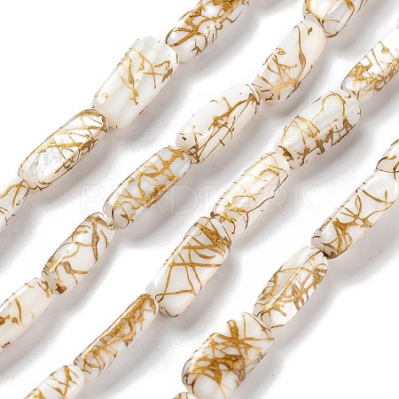 Natural Freshwater Shell Dyed Beads Strands SHEL-D082-18B-1