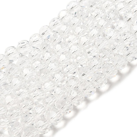 Transparent Glass Beads EGLA-A035-T8mm-D19-1