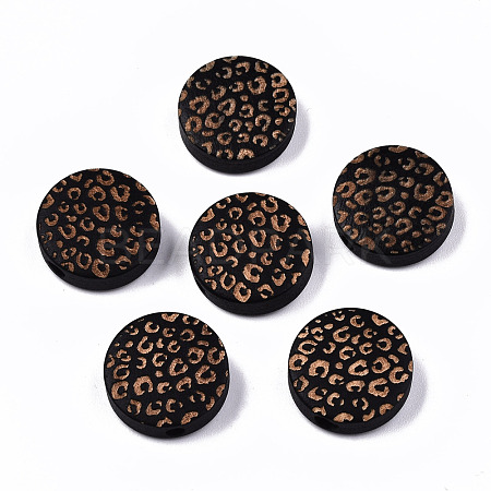 Painted Natural Wood Beads X-WOOD-T021-49A-01-1