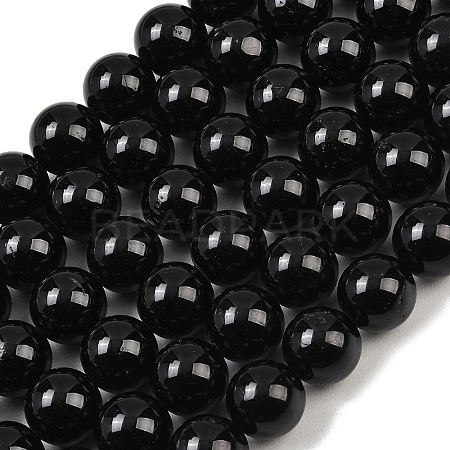 Natural Tourmaline Bead Strands G-H1603-12mm-1