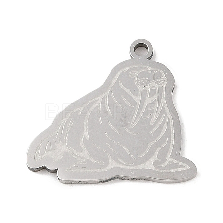 Non-Tarnish 304 Stainless Steel Pendants STAS-C095-07P-1