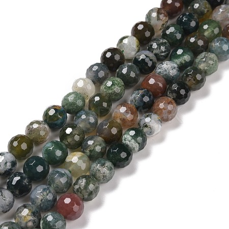 Natural Indian Agate Beads Strands G-E571-24B-1