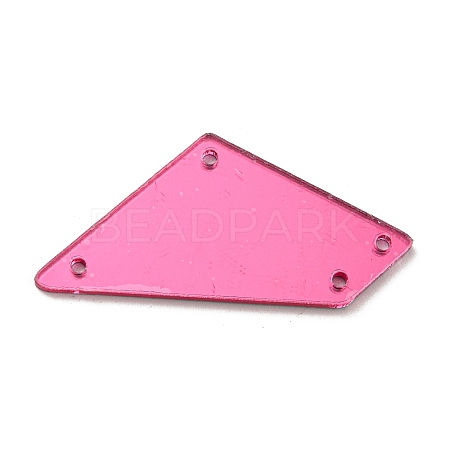 Trapezoid Acrylic Mirror Sew on Rhinestones MACR-G065-04A-04-1
