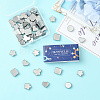 48Pcs 8 Styles Alloy Slide Charms Cabochon Settings FIND-SC0016-55A-P-7