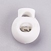 Plastic Iron Spring Cord Locks LS-X-FIND-WH0017-13-1