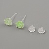 Resin Stud Earrings LS-EJEW-WH0016-39A-1