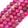 Natural Imperial Jasper Beads Strands G-I122-6mm-17-1