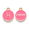 Alloy Enamel Pendants X-ENAM-S124-01A-03H-1