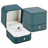 PU Leather Ring Boxes LBOX-WH0002-01-1