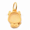 925 Sterling Silver Pendant Cabochon Settings LS-STER-I020-01B-G-1