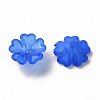 Transparent Frosted Acrylic Bead Caps MACR-S371-04A-751-2